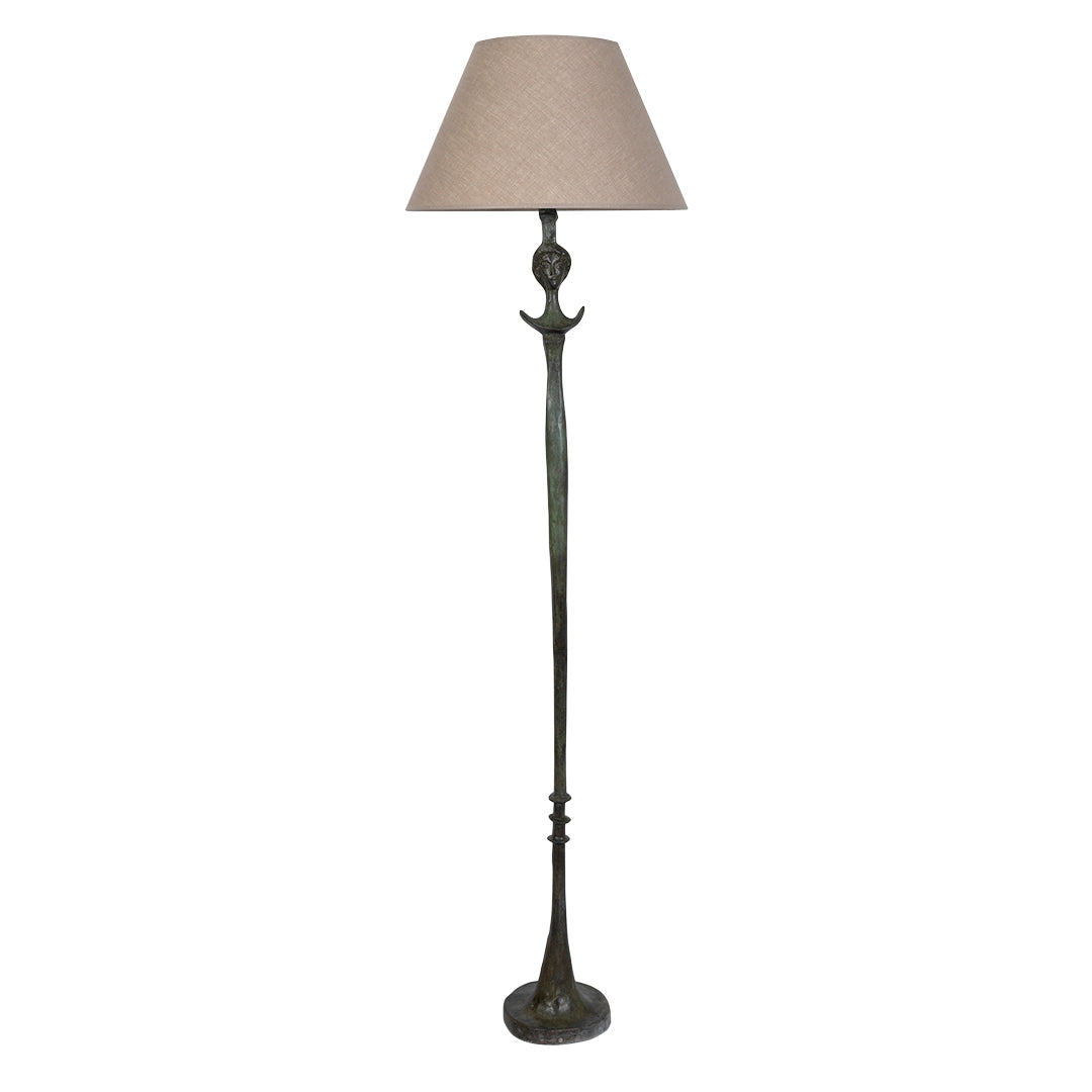 Stela Standing Lamp in Verdigris