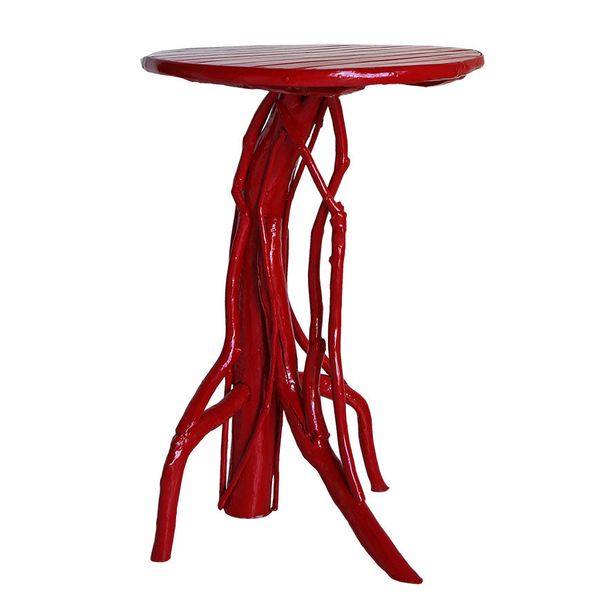 Stephan Side Table, Coral Red &#8211; LR