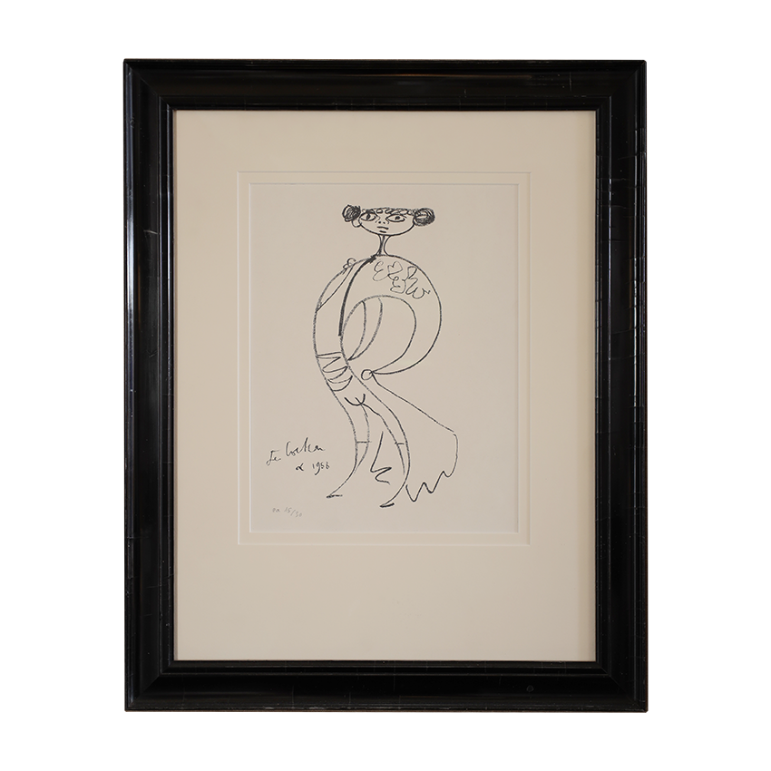 Taureaux - Artwork by Jean Cocteau