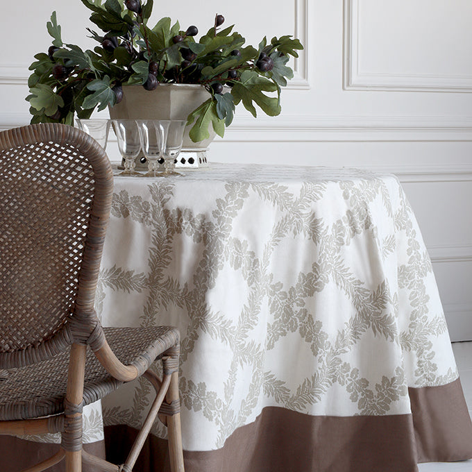 Leaf Trellis Blotched - Taupe