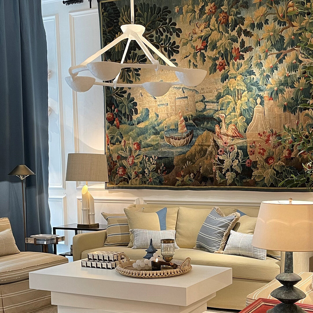 Elena Ceiling Light - White Plaster