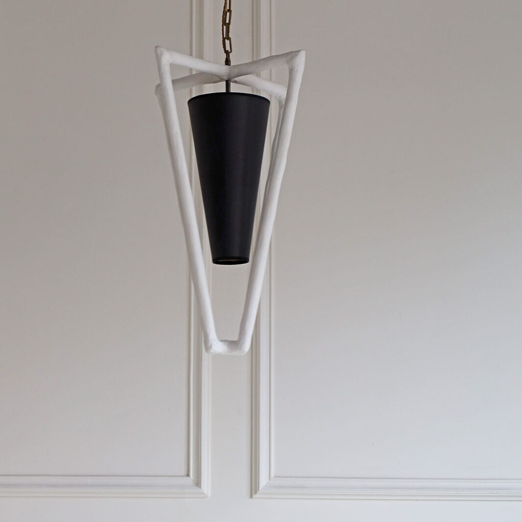 Luna Lantern Chandelier - White