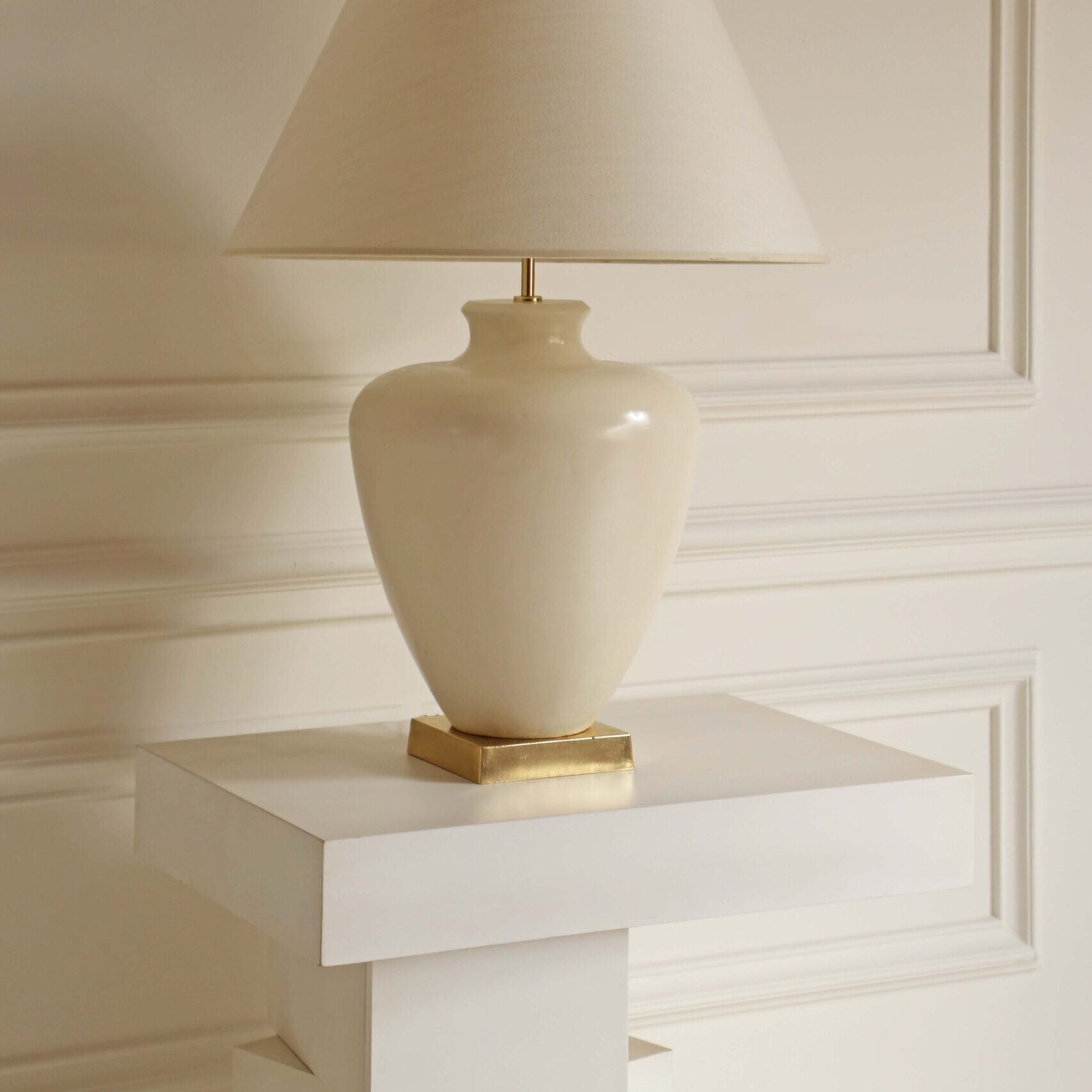 Philip Table Lamp - White