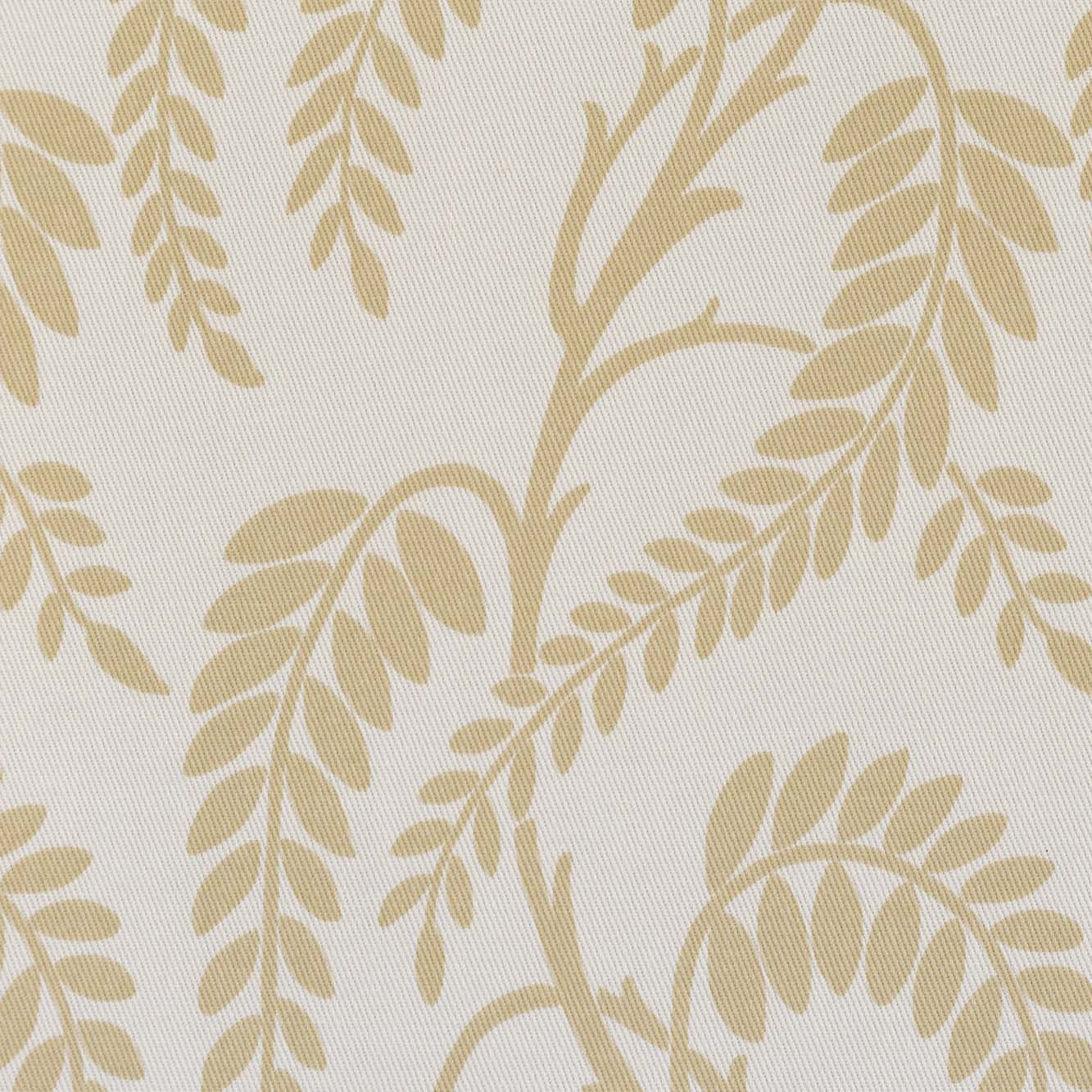 Wisteria - Beige on White Linen
