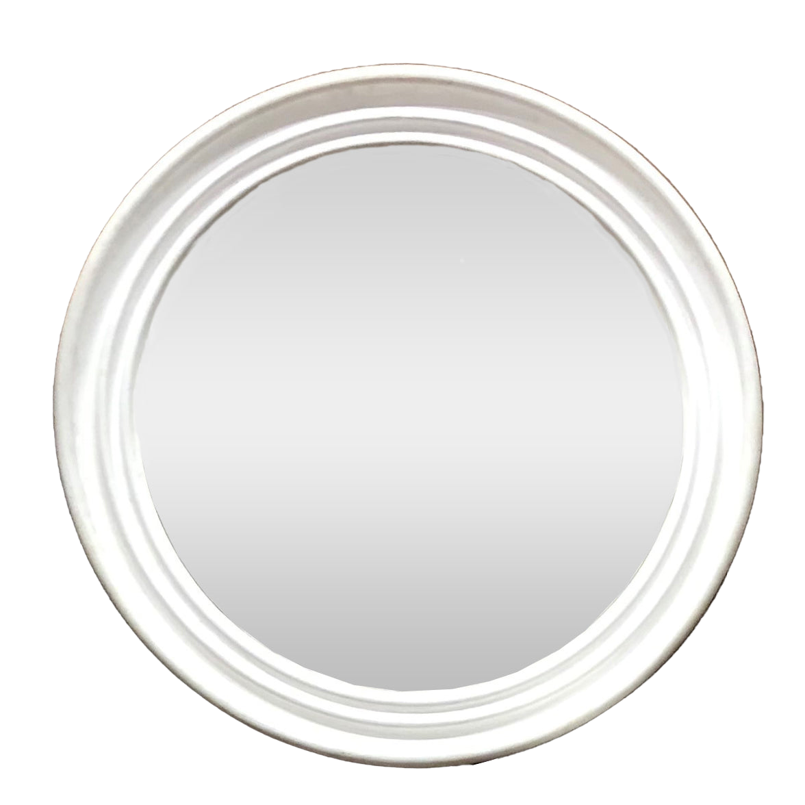 Round Plaster Mirror - Plain