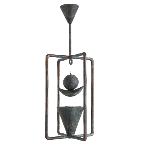 Luna Chandelier - Bronze Verdigris