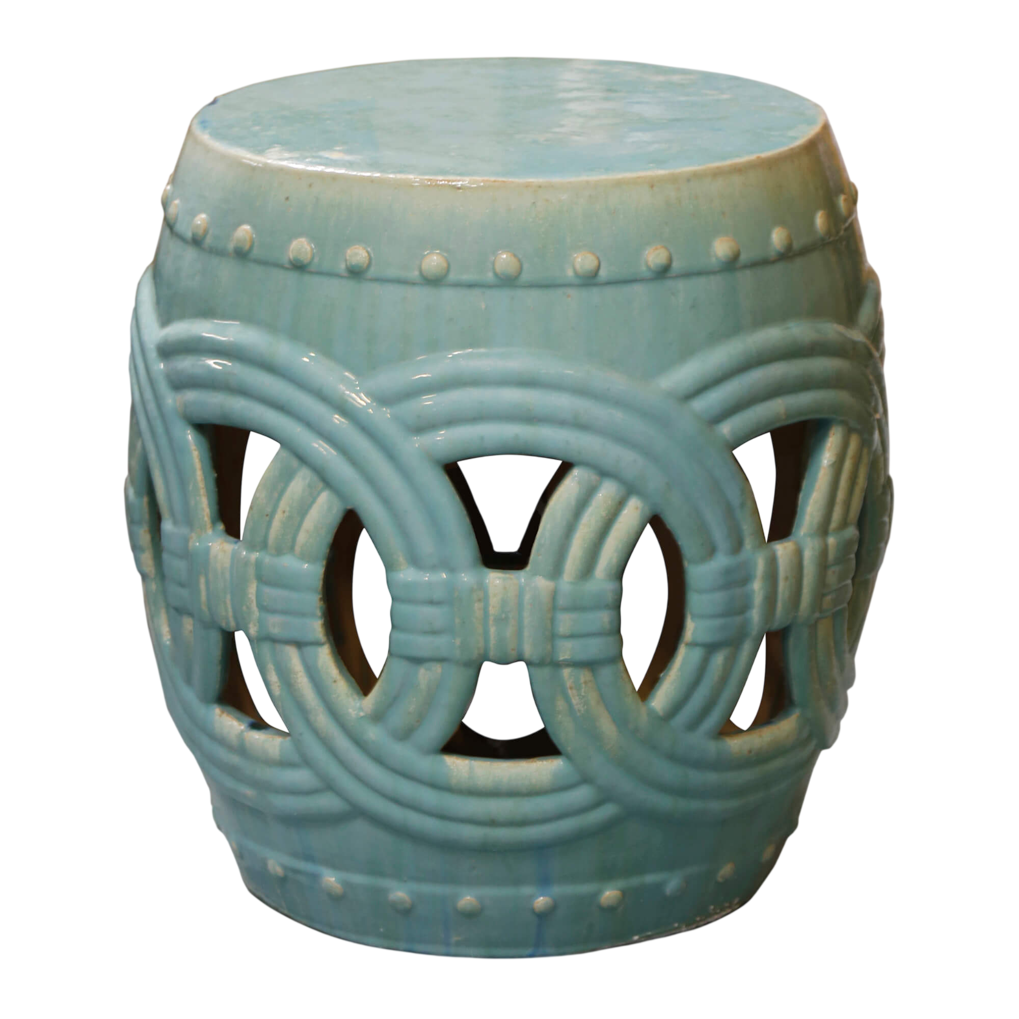 Circle Garden Stool – Mint ¦ Celadon WS