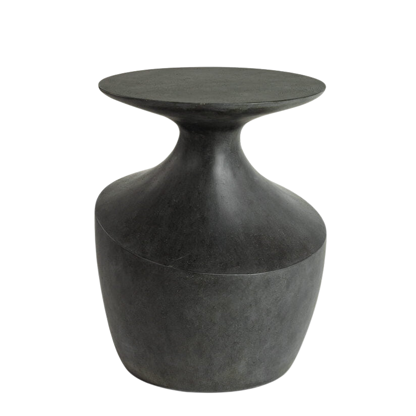 Chelsea Outdoor Side Table Short - Charcoal