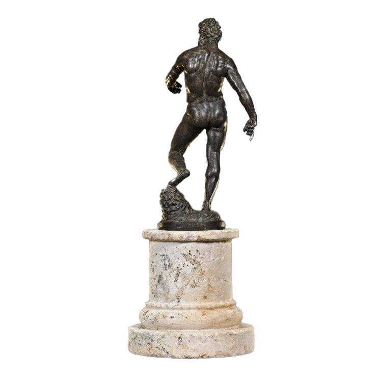 Hercules Statue on Stand