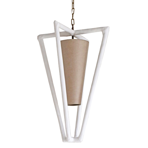 Luna Lantern Chandelier - White