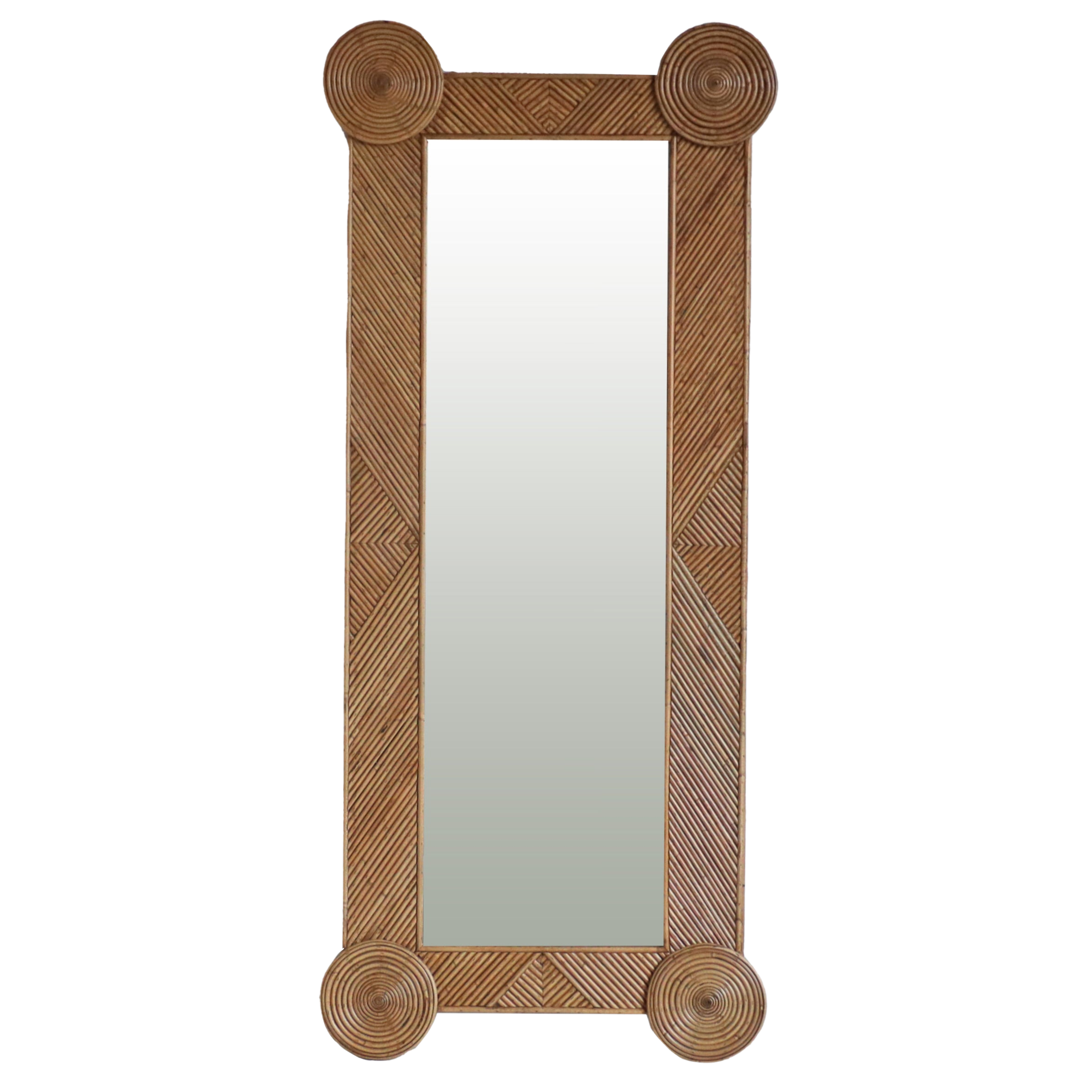 Portofino Rattan Mirror