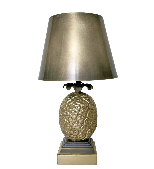 Ananas Cordless Table Lamp Brass Cut Out_WS