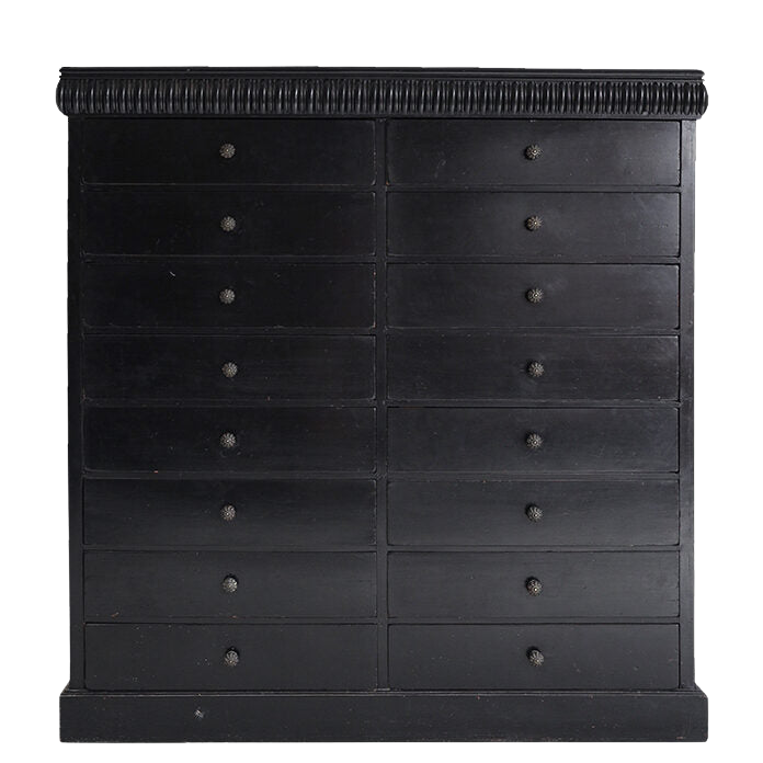 Late 19th Century Ebonised Chest of Drawers