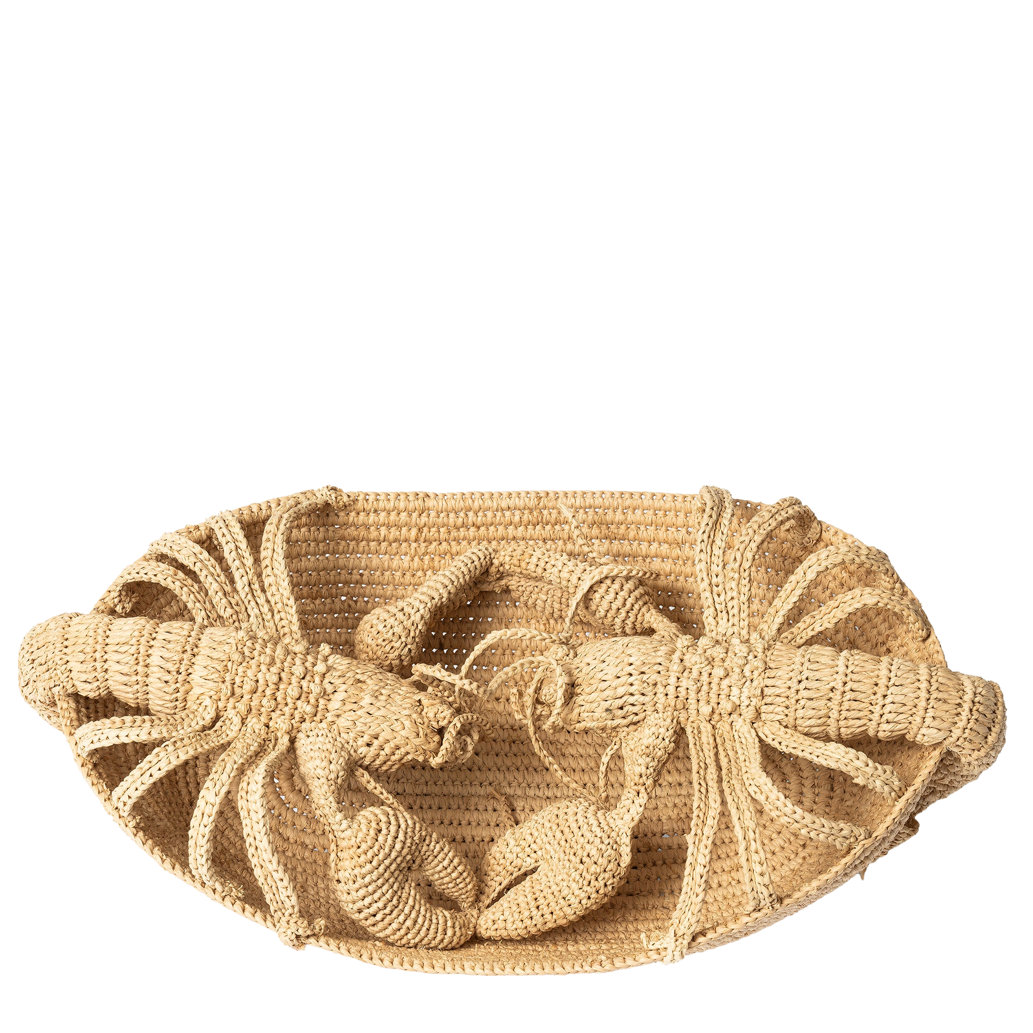 Lobster Raffia Basket