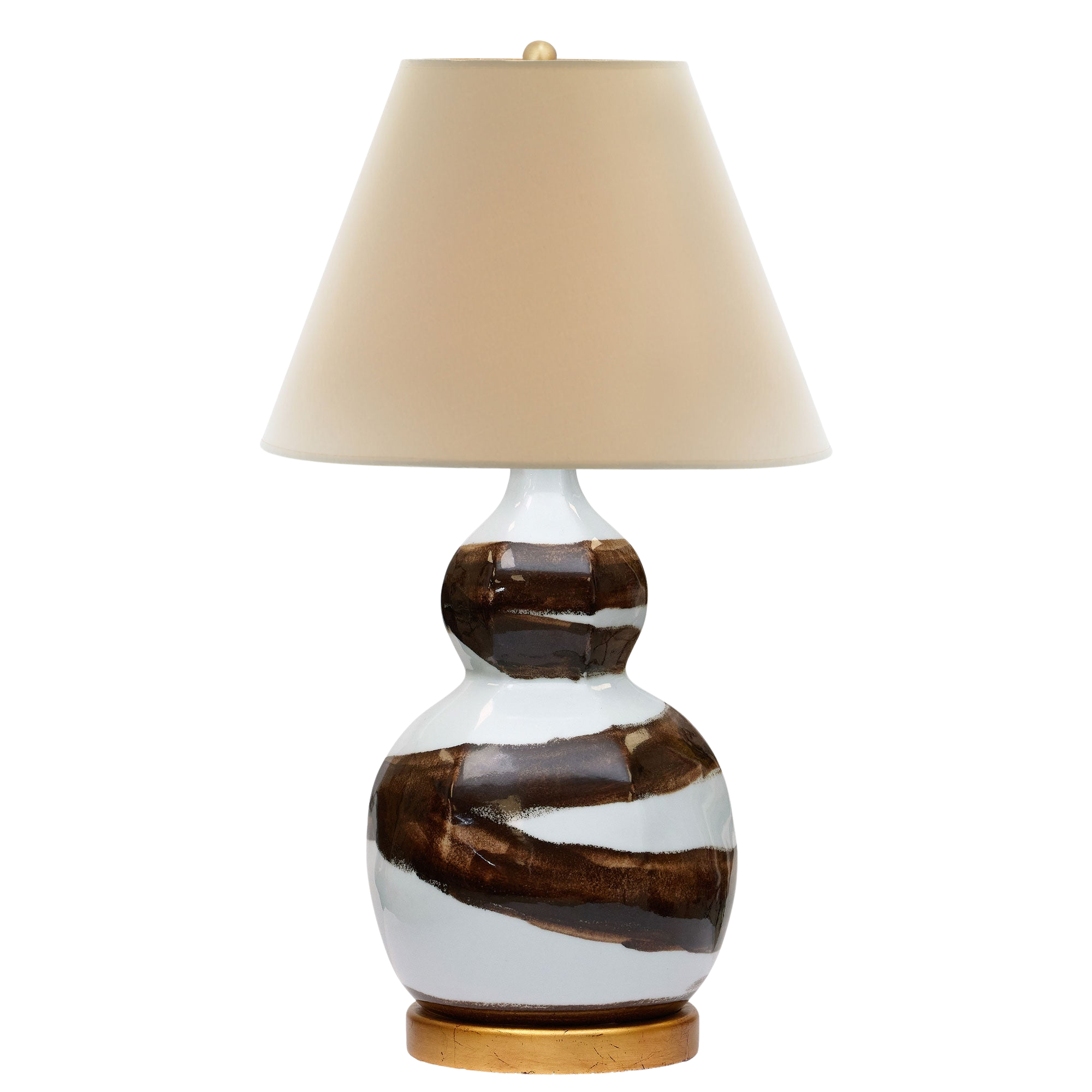 Brush Stroke Lamp Small - Brown