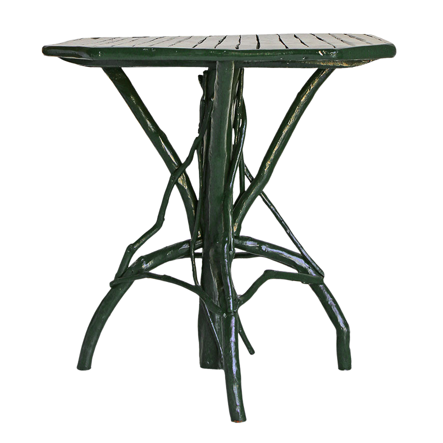 Octagonal Table, Dark Green – LR