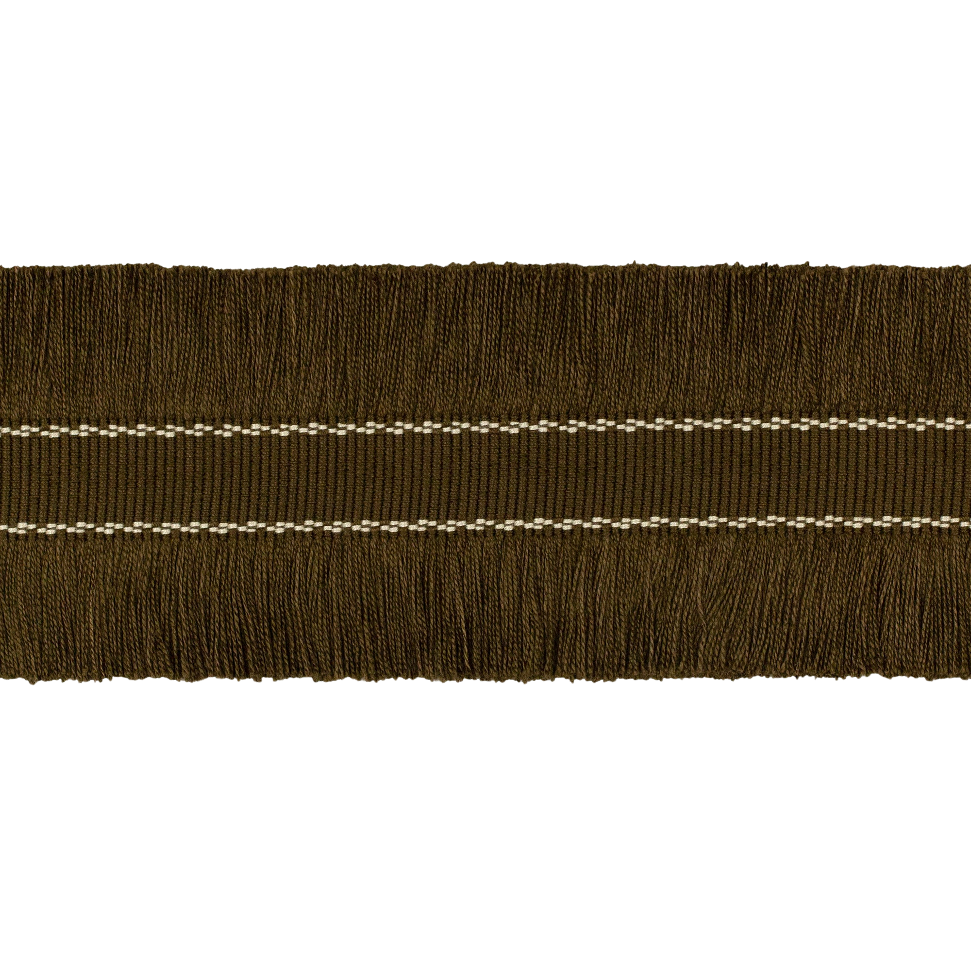 Double Cut Ruche Fringe - Bronze