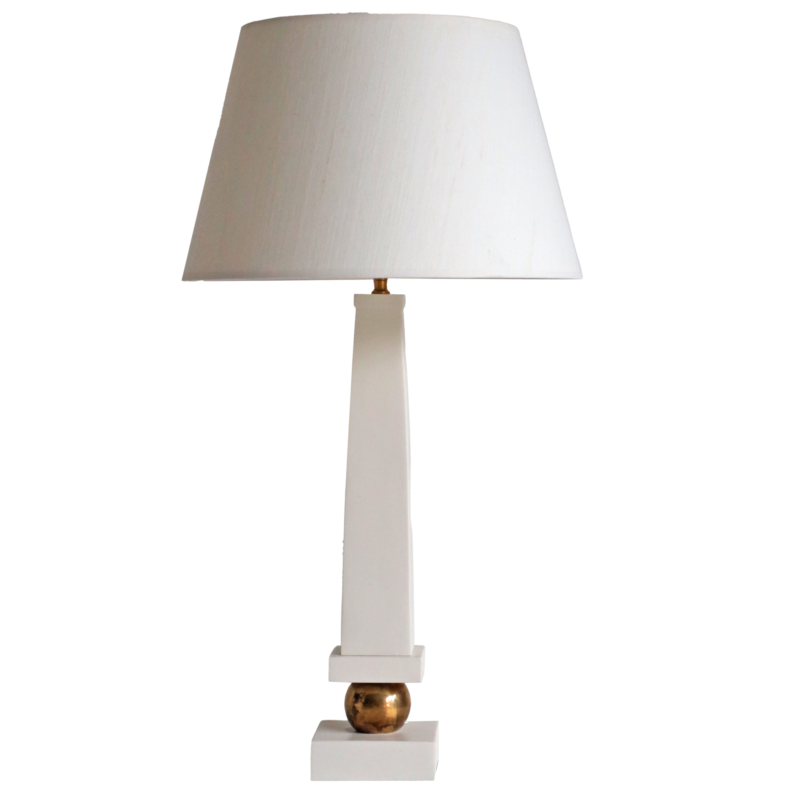 Obelisk Table Lamp - White