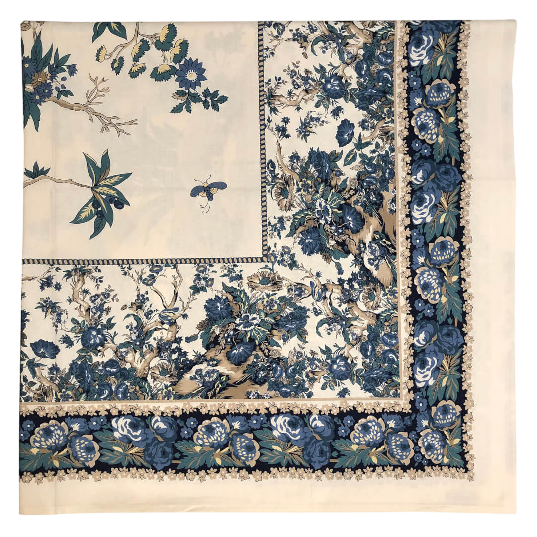 Blue-Caramel on Ecru Tablecloth_WS