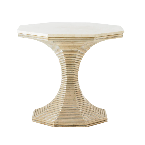 Hourglass Table - Silver
