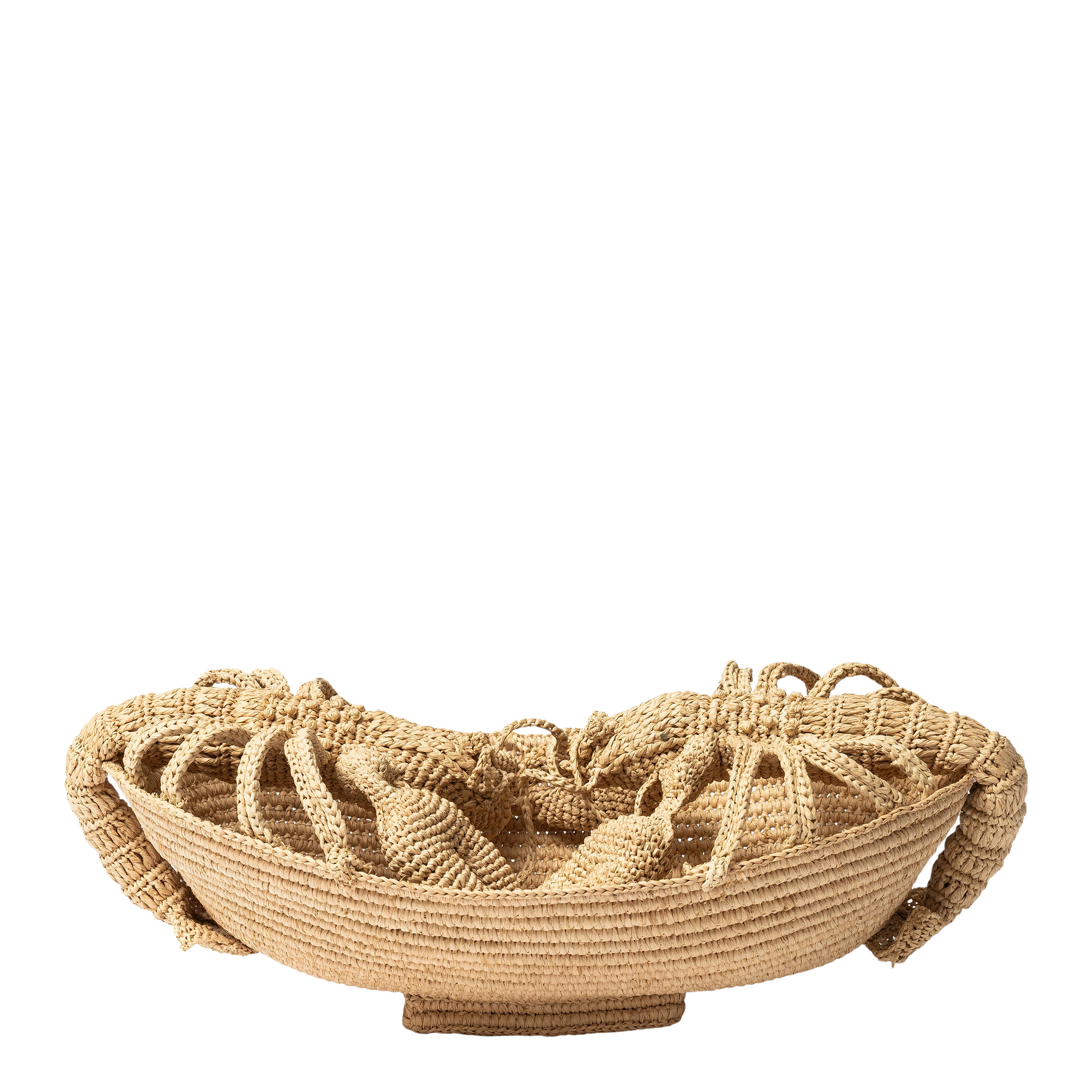 Lobster Raffia Basket