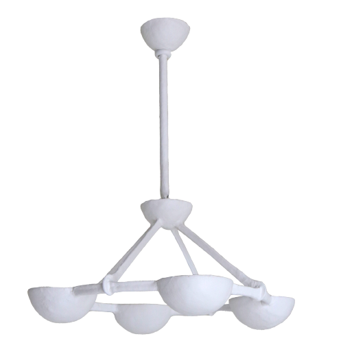 Mini Elena Ceiling Light – White Plaster Finish
