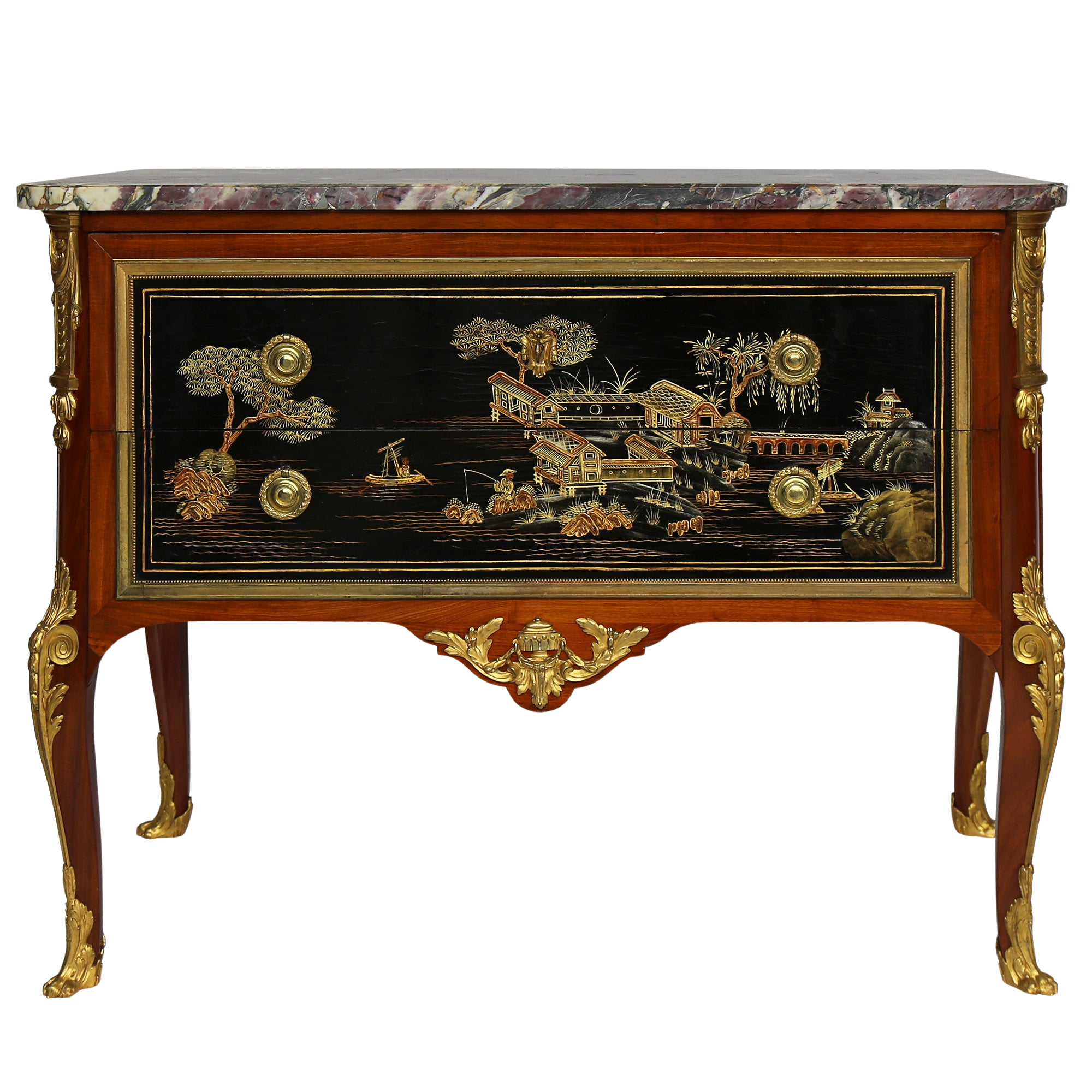 Rare Maison Jansen Chinoiserie Commode WS