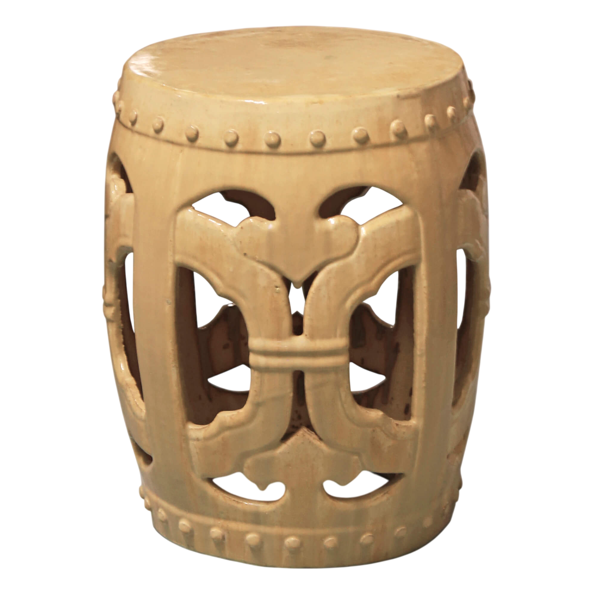 Round Garden Stool – Latte WS