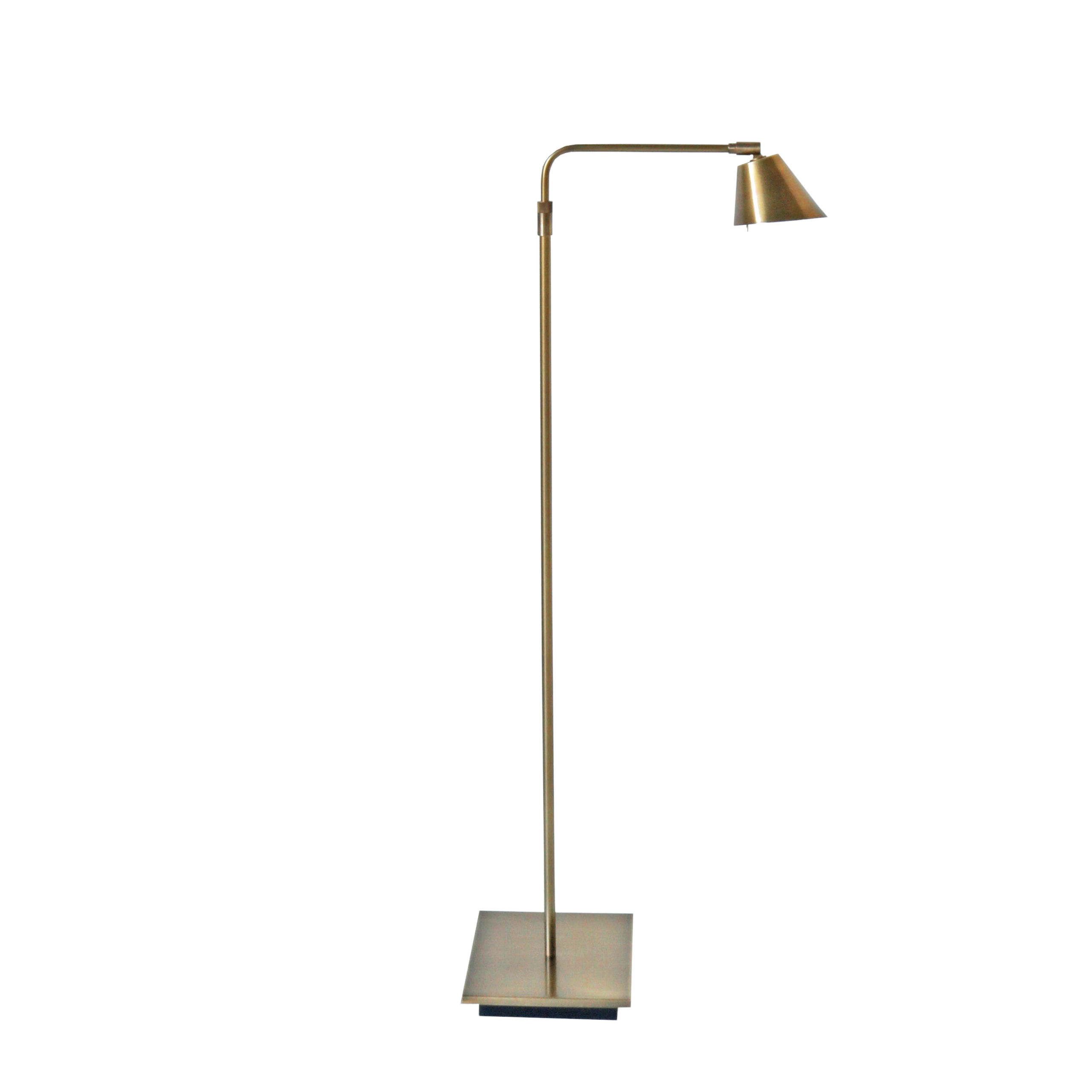 Berkeley Cordless Floor Lamp - Antique Brass