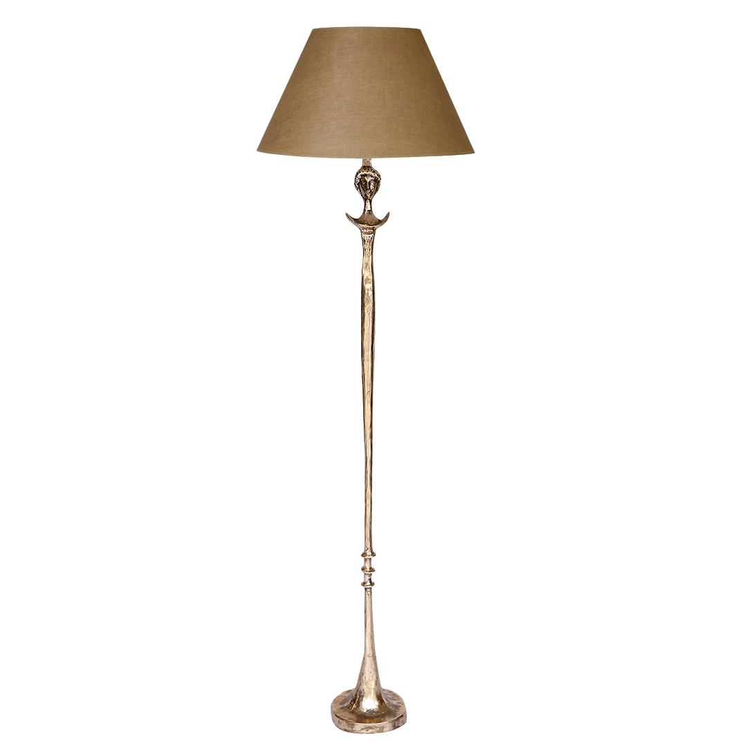 Stela Standing Lamp in Polished Bronze