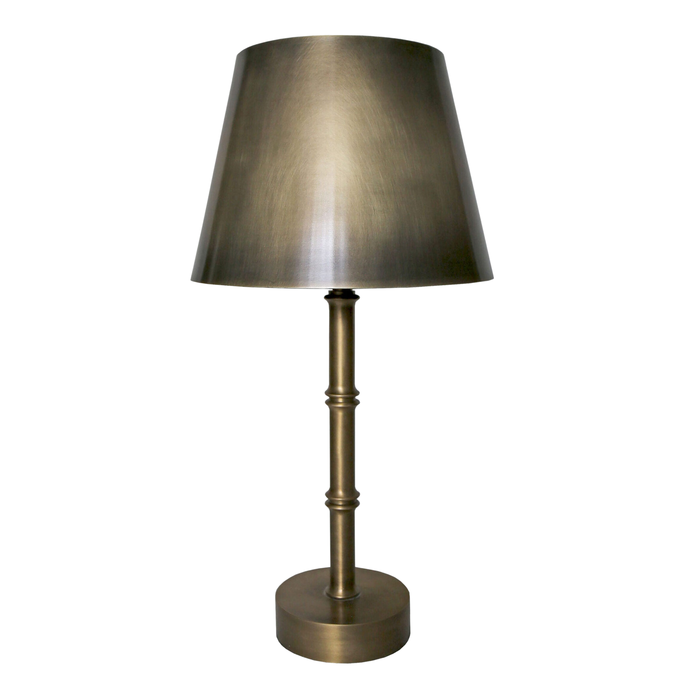 Bamboo Cordless Table Lamp - Brass