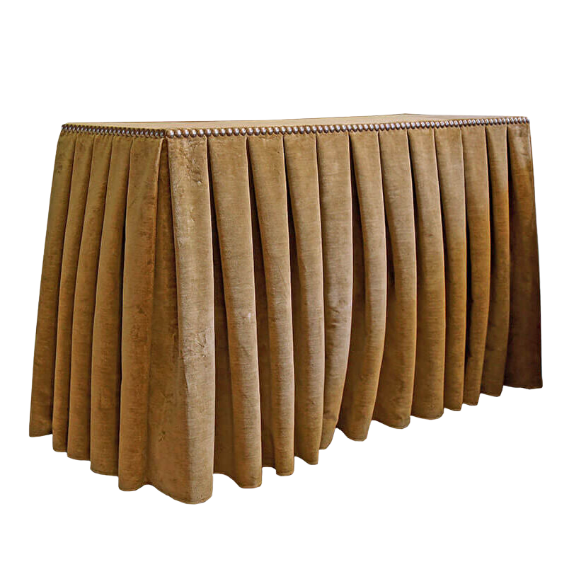 Upholstered Velvet Console LR (2)